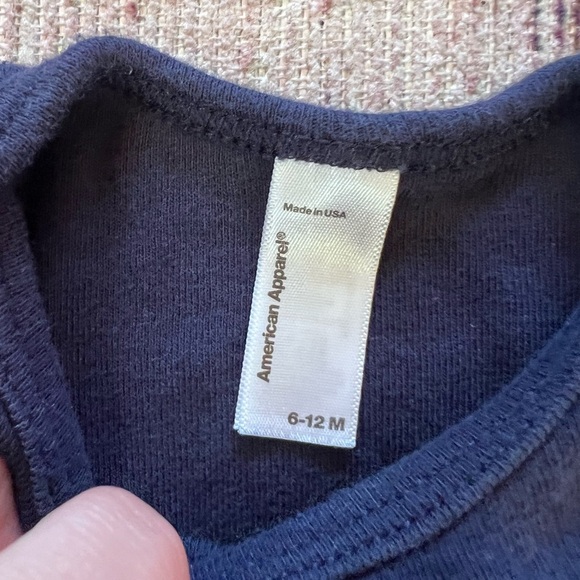 Ragnar Relay Navy Blue and Orange Baby One Piece - Picture 3 of 3